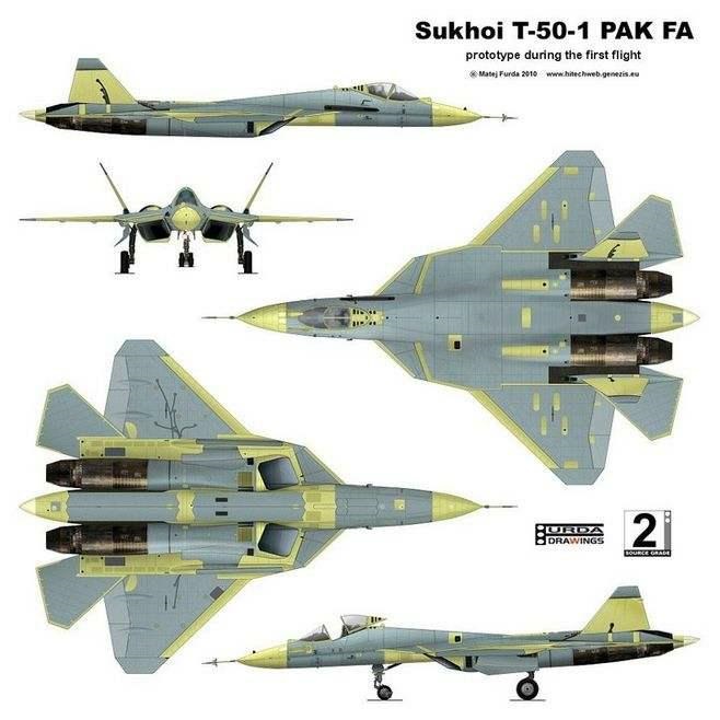 SketchUp草图大师创建T50（SU57）战机