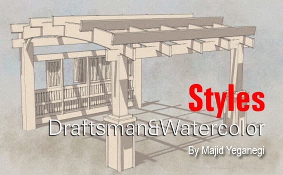 SketchUpArtists风格样式模板Styles2011