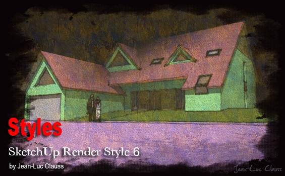 SketchUpArtists风格样式模板Styles2011