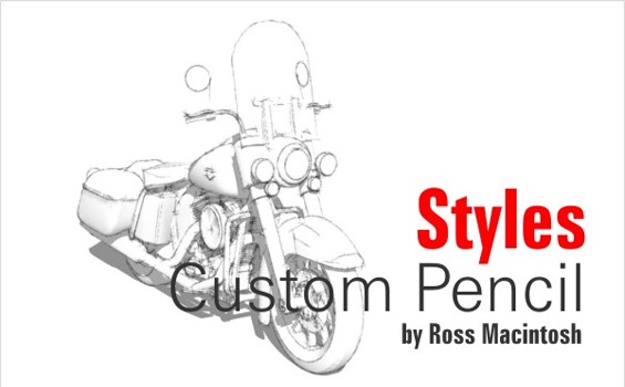 SketchUpArtists风格样式模板Styles2011