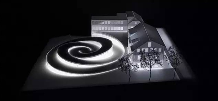 SketchUp草图大师创建建筑瑞士制表商螺旋博物馆