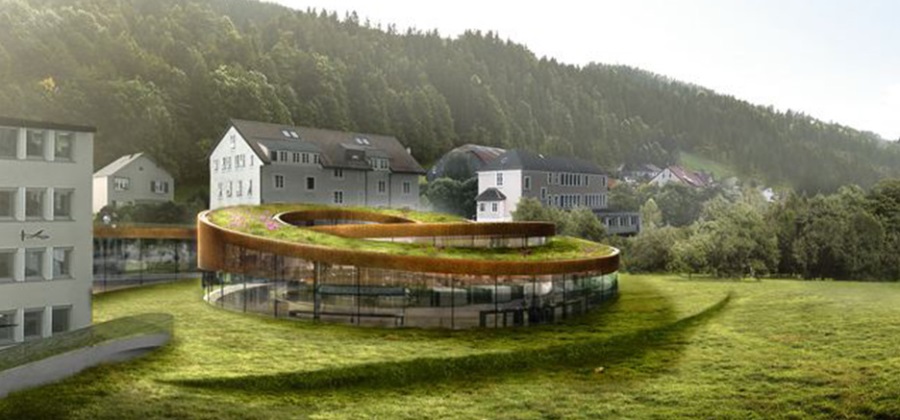 SketchUp草图大师创建建筑瑞士制表商螺旋博物馆