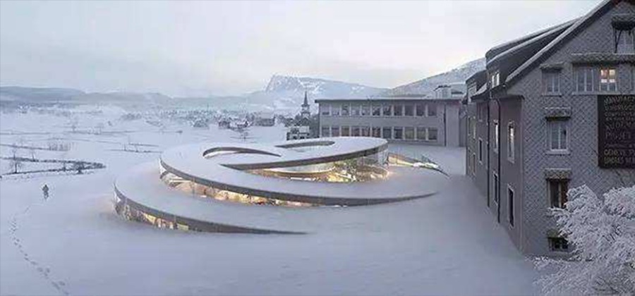 SketchUp草图大师创建建筑瑞士制表商螺旋博物馆