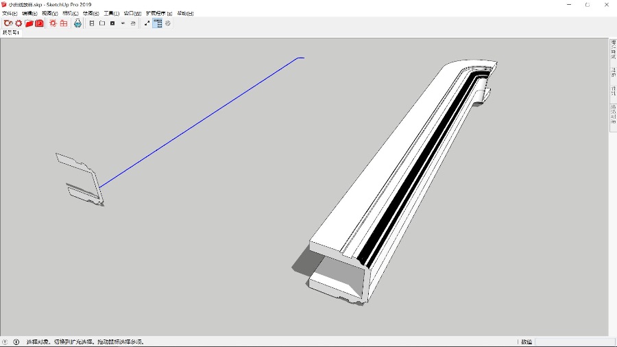 SketchUp如何解决路径跟随在转弯半径过小的模型问题?