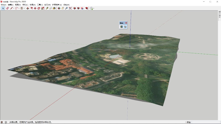通过SketchUp2020地点工具看武汉