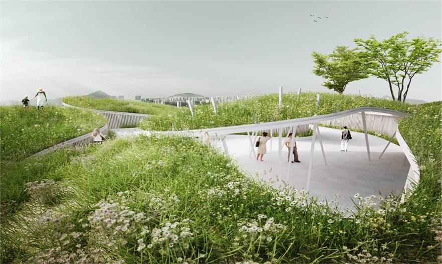 SketchUp草图大师创建景观微地形曲面-水的颂歌