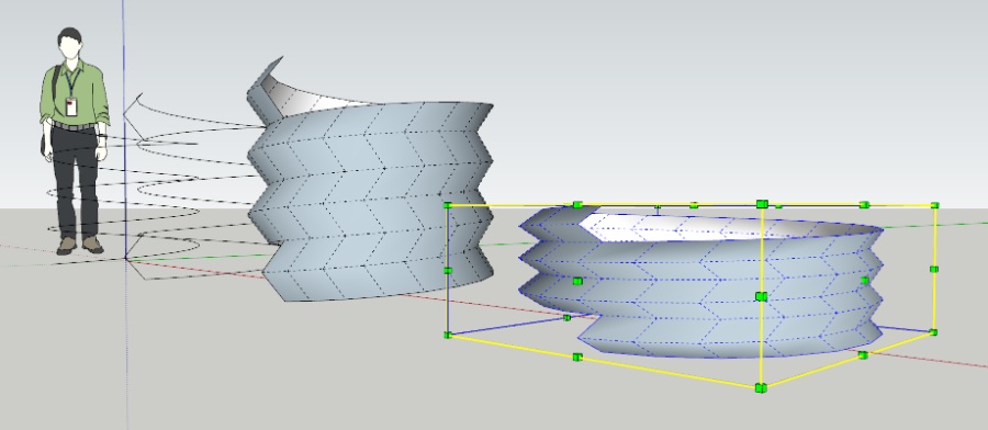 SketchUp草图大师SU创建产品瓶盖思路