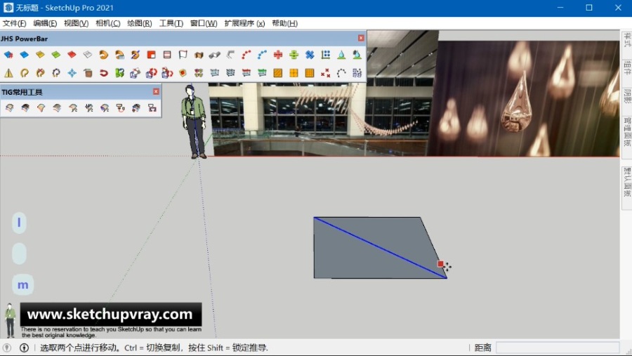 SketchUp草图大师SU创建漫天金色雨舞-新加坡樟宜机场的水滴艺术装置