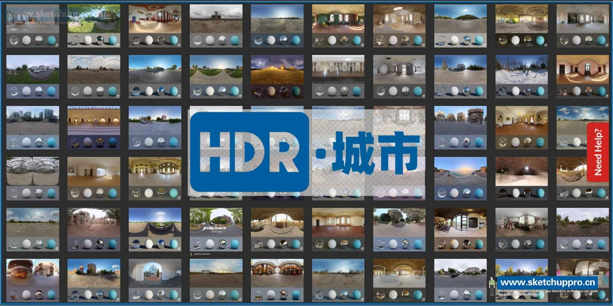 HDRI高动态范围图-城市