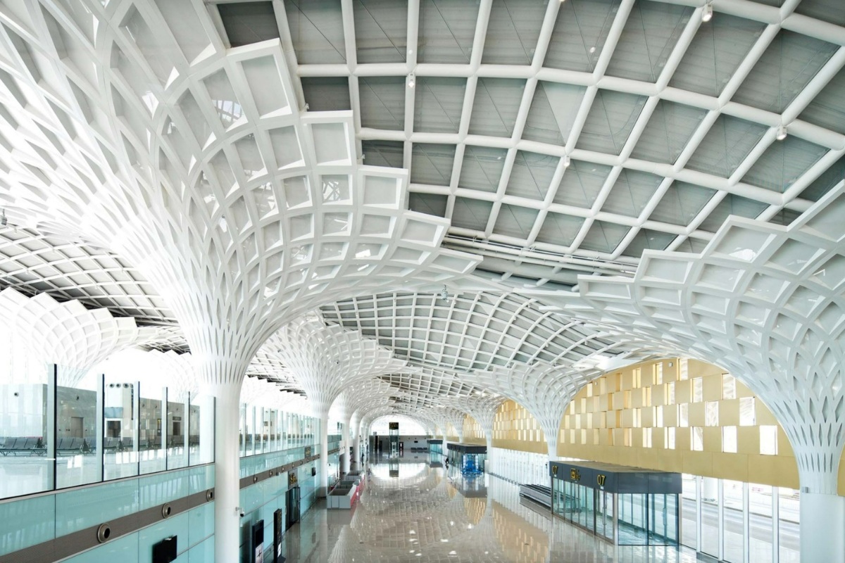 SketchUp创建呼伦贝尔海拉机场造型柱