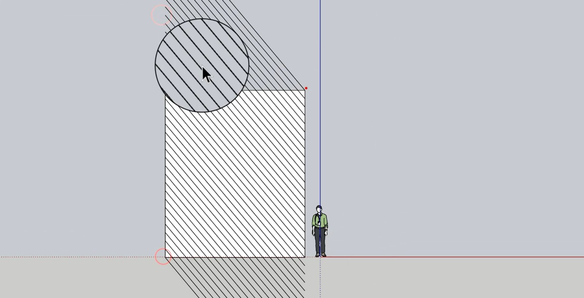 SketchUp创建呼伦贝尔海拉机场造型柱