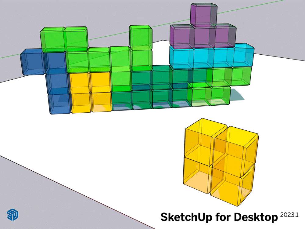 SketchUp换图标啦!SketchUp2023 通过 UI 更新和自定义控件使建模变得“轻而易举”