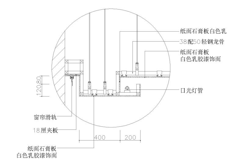 SU节点大样模型|天棚吊顶天花节点大样 vol01