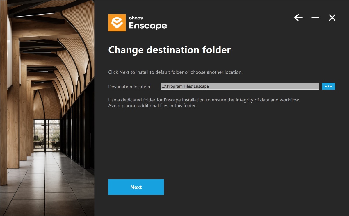 Enscape4.X新版本的安装路径可以修改吗？